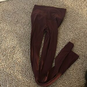 Lululemon align leggings, Burgundy, Size 2